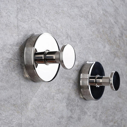 High-Quality Strong Absorption Stainless Steel Wall Hook Set - (2 Pcs)