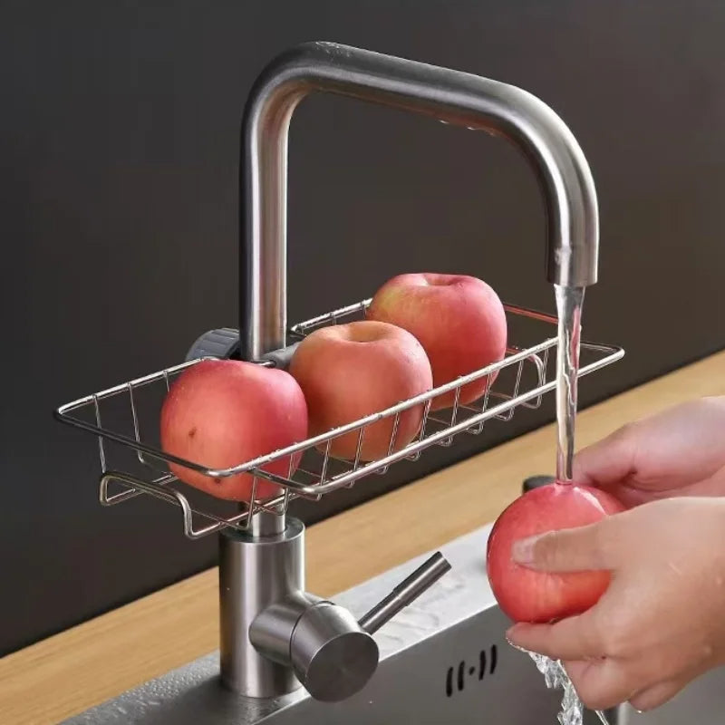 Stainless Steel Sink Drain Rack Storage