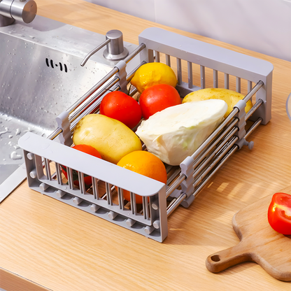 Expandable Stainless Steel Sink Drain Rack