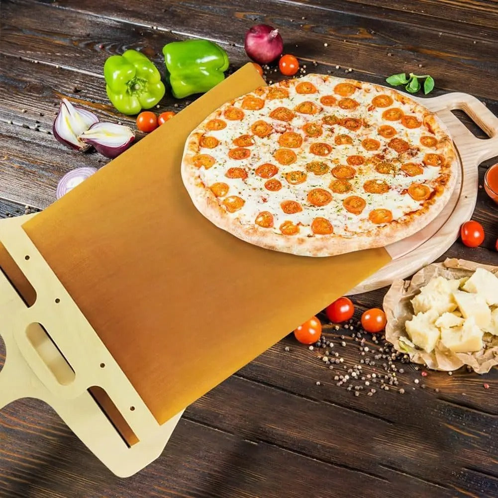 Effortless Sliding Pizza Peel Shovel