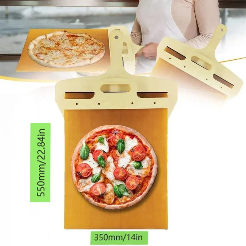 Effortless Sliding Pizza Peel Shovel