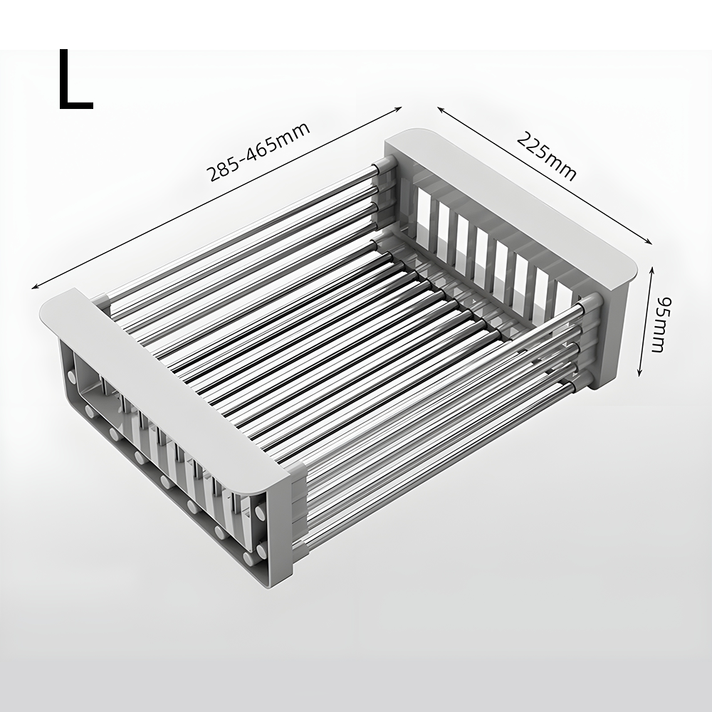 Expandable Stainless Steel Sink Drain Rack