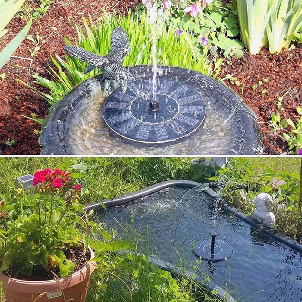 Mini Bird Bath Solar Powered Fountain