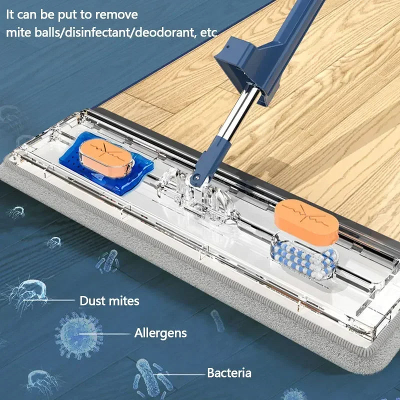 Hand Free All in one Flat Mop