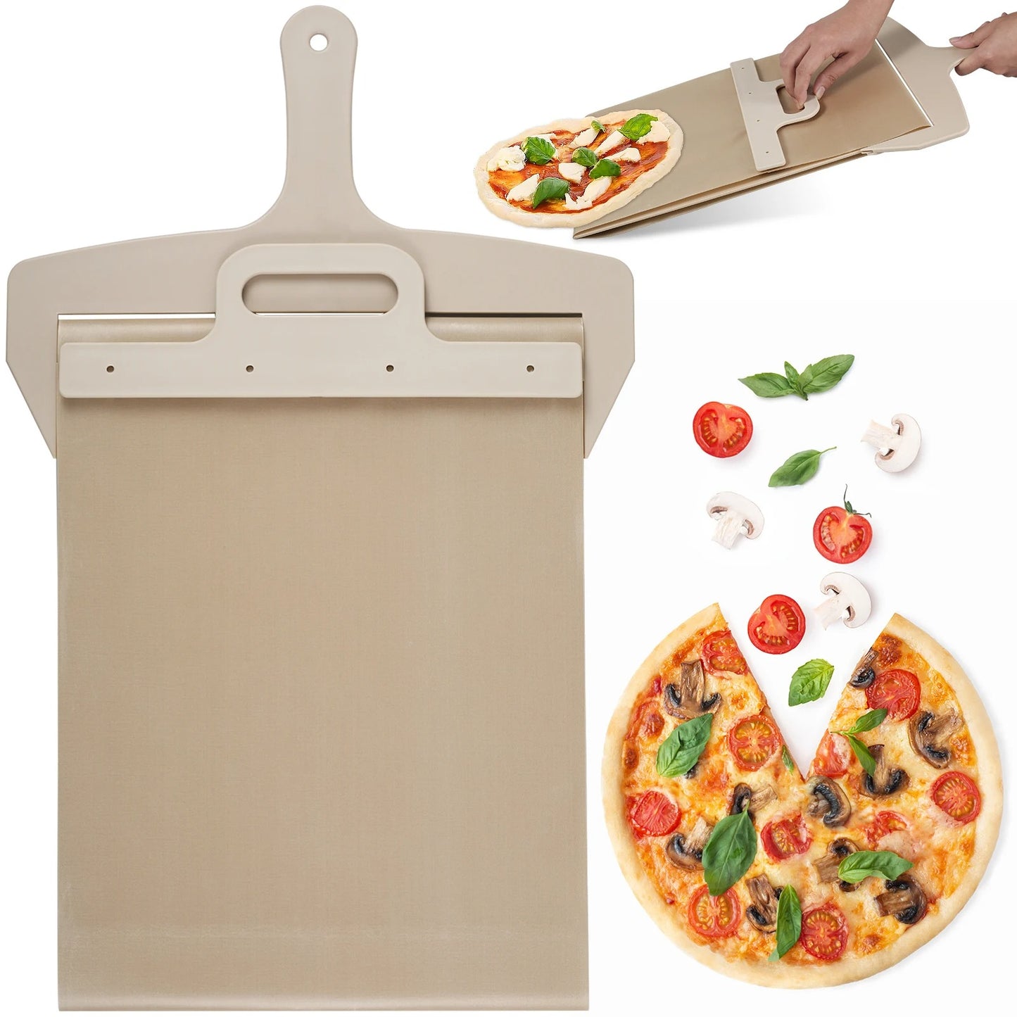 Effortless Sliding Pizza Peel Shovel