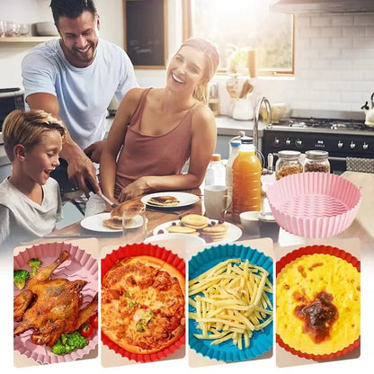 New Silicone Air Fryer Tray - 2 Pcs (1 Pack)