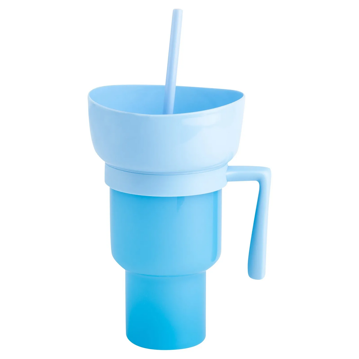 Multifunctional Snack Drinks Cup with Straw