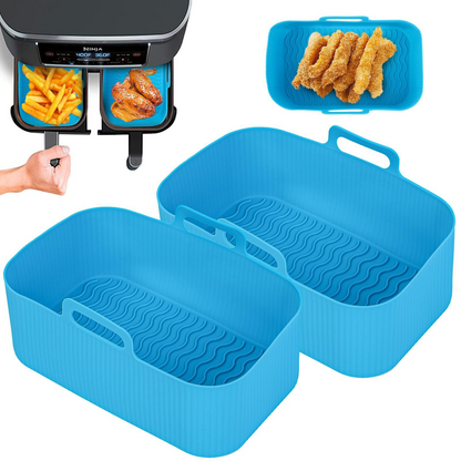 Air Fryer Silicone Baking Tray - 2 Pcs (1 Pack)