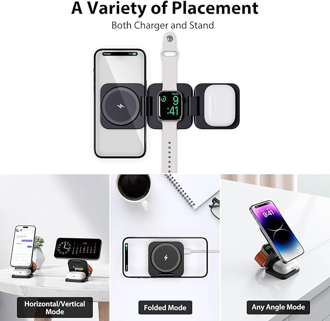 3 in 1 Portable Charging Station - 30W